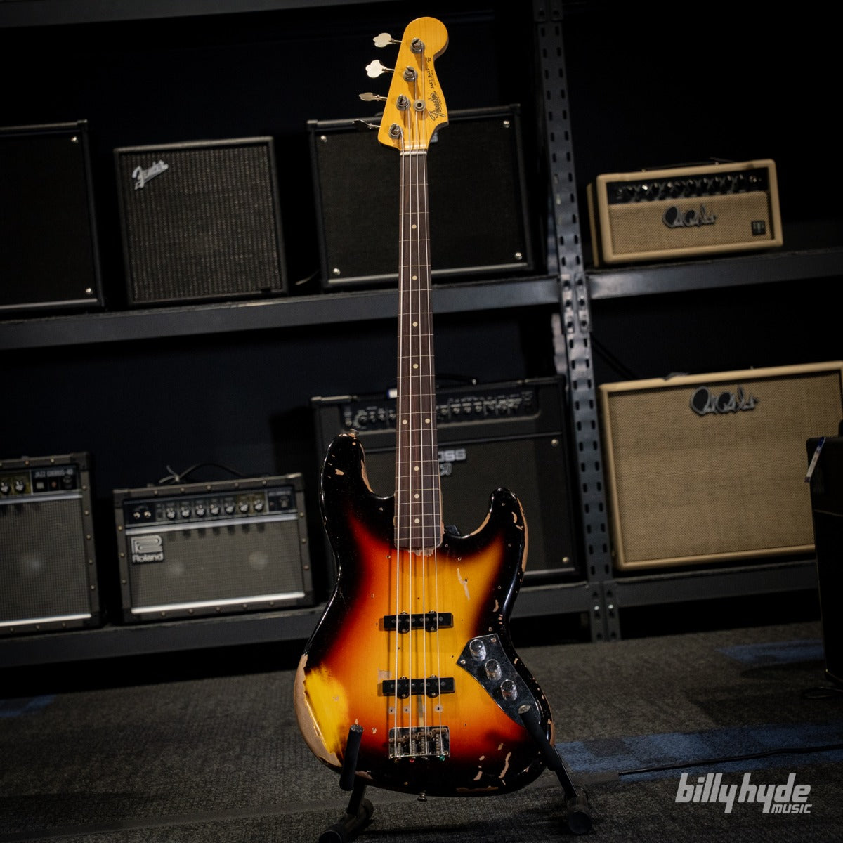 Fender Custom Shop Jaco Pastorius Tribute Fretless Jazz Bass in 3-Color Sunburst