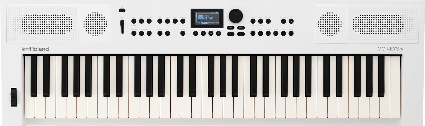 Roland GO KEYS5 61 Key Music Creation Keyboard in White