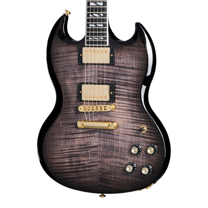 Gibson SG Supreme Electric Guitar in Translucent Ebony Burst