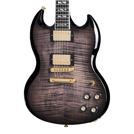 Gibson SG Supreme Electric Guitar in Translucent Ebony Burst
