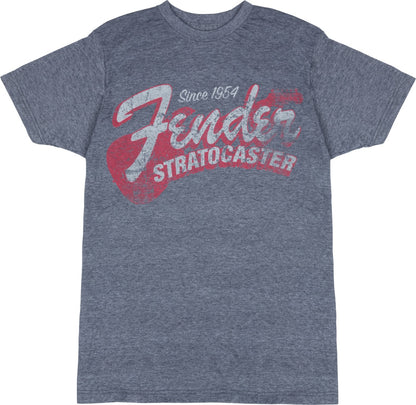 Fender Since 1954 Strat M Size T-Shirt in Blue Smoke