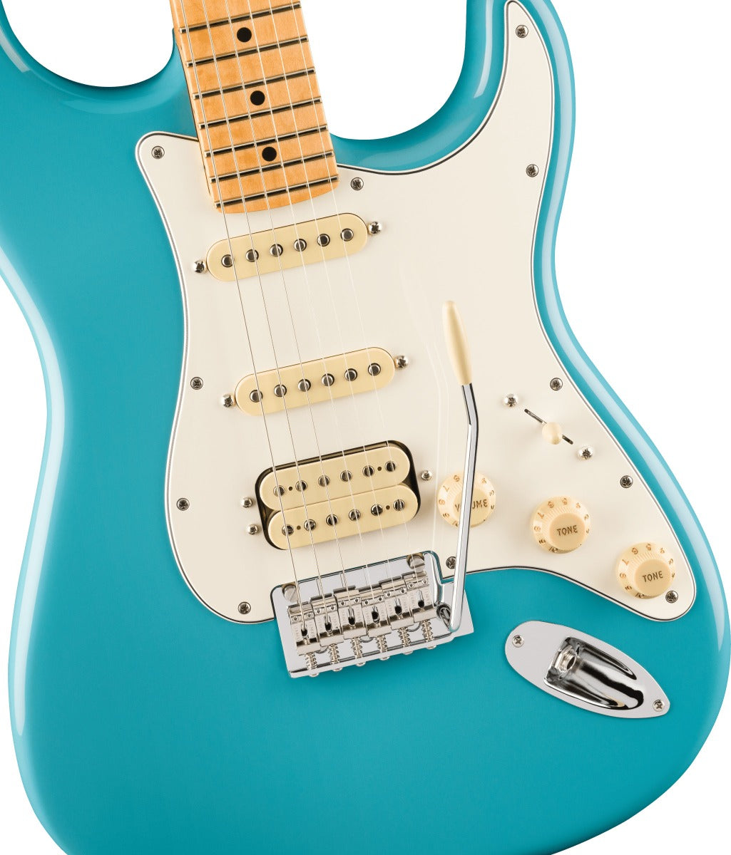 Fender Player II Stratocaster HSS, Maple Fingerboard in Aquatone Blue