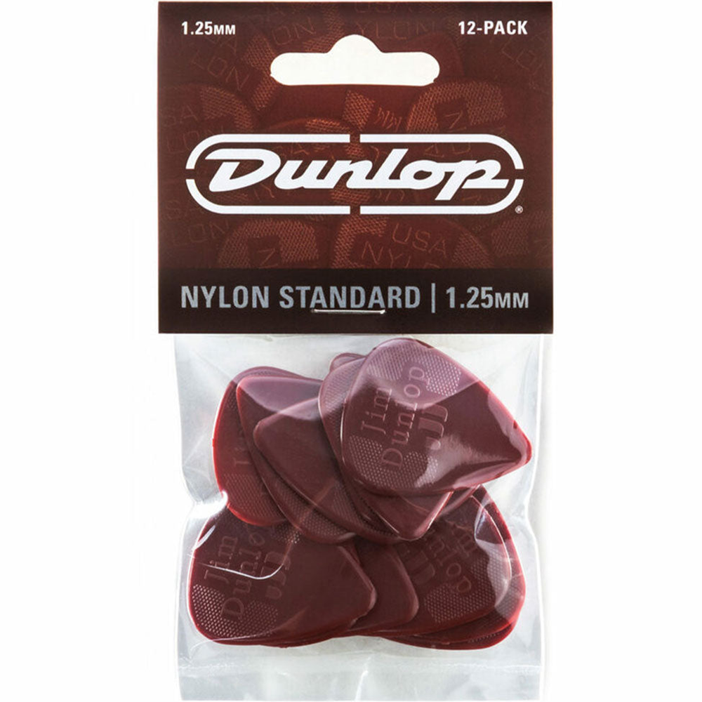 Jim Dunlop Nylon Standard Pick 1.25mm 12 Pack