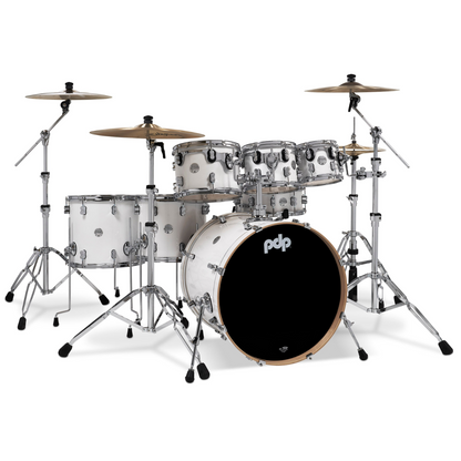PDP Concept Maple 7-Piece Shell Pack in Pearlescent White Lacquer