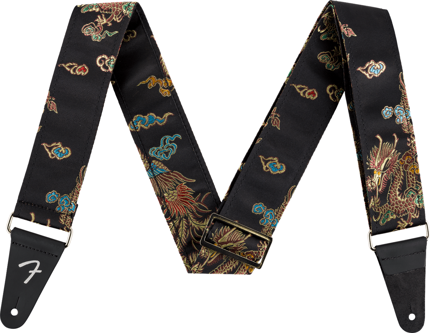 Fender Satin Dragon Strap in Black