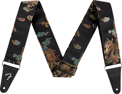 Fender Satin Dragon Strap in Black