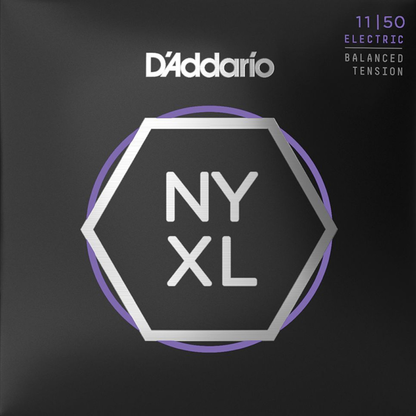D'Addario NYXL Balanced Tension Medium Electric Guitar Strings 11-50 Gauge