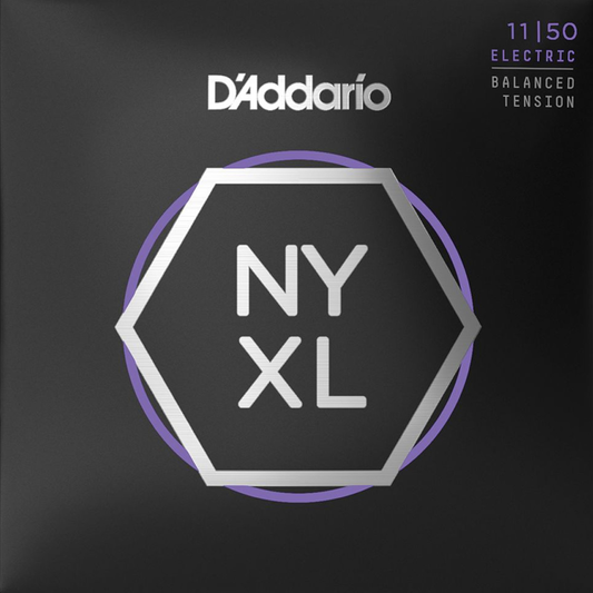 D'Addario NYXL Balanced Tension Medium Electric Guitar Strings 11-50 Gauge
