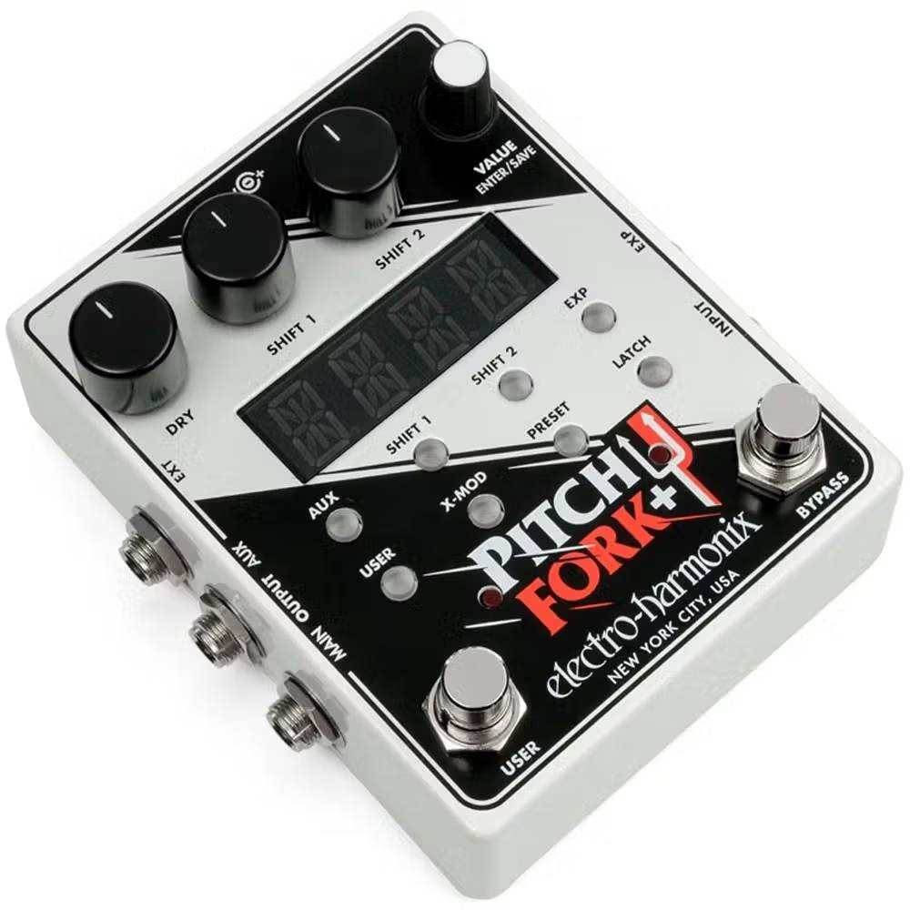 Electro Harmonix Pitch Fork Plus Polyphonic Pitch Shifter Pedal