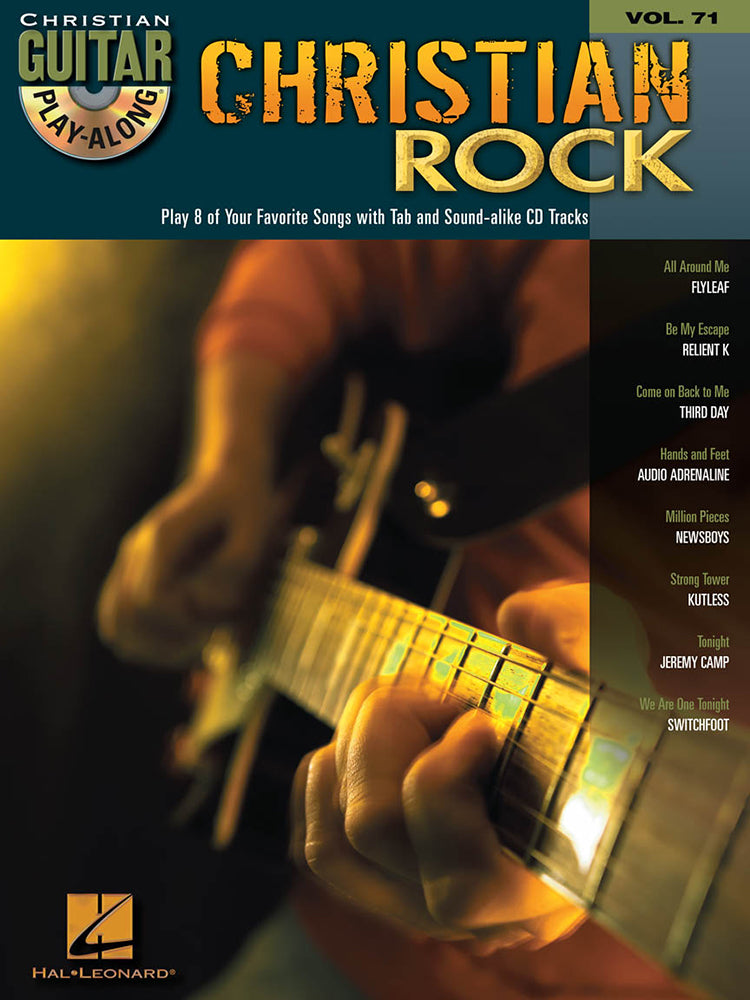 Christian Rock Guitar Playalong Volume 71 BK/CD