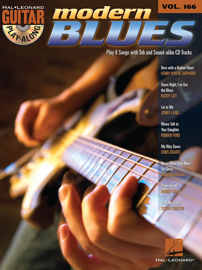 Modern Blues Guitar Playalong Volume 166 BK/CD