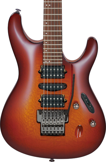 Ibanez Prestige S6670SK Electric Guitar in Sunset Burst