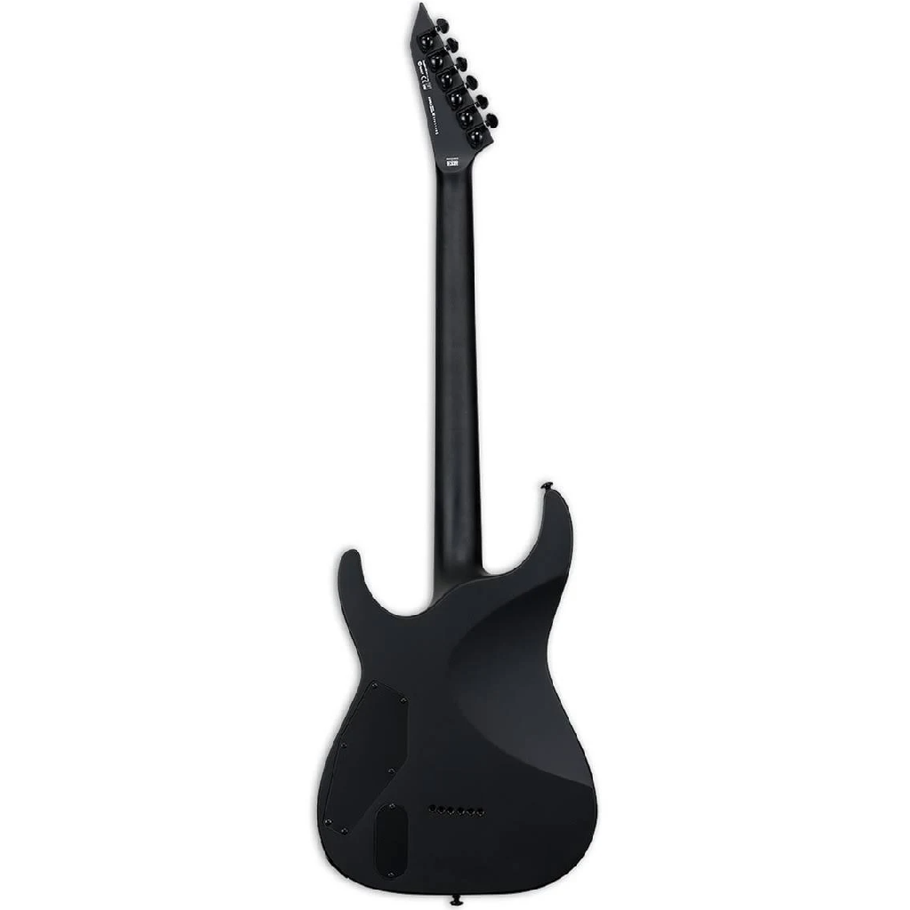ESP LTD MH 400B Baritone in Black Satin