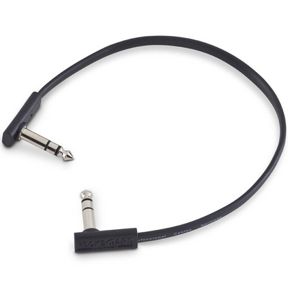 Warwick RockBoard 30cm Flat TRS Cable in Black