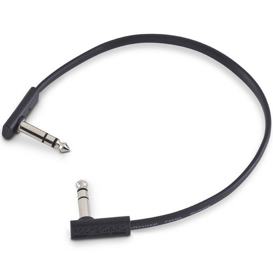 Warwick RockBoard 30cm Flat TRS Cable in Black