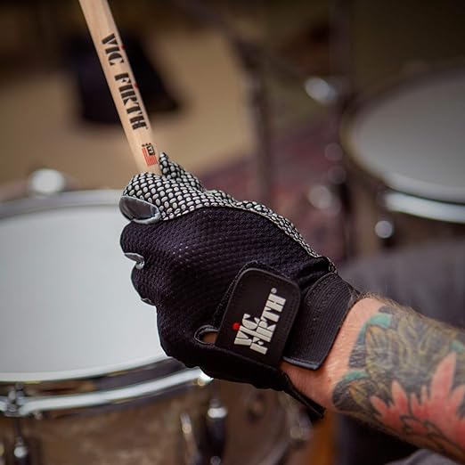 Vic Firth Enhanced Grip Ventilated Palm Drumming Glove Medium