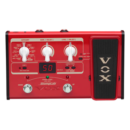 Vox StompLab 2B Bass Multi Effects And Expression Pedal