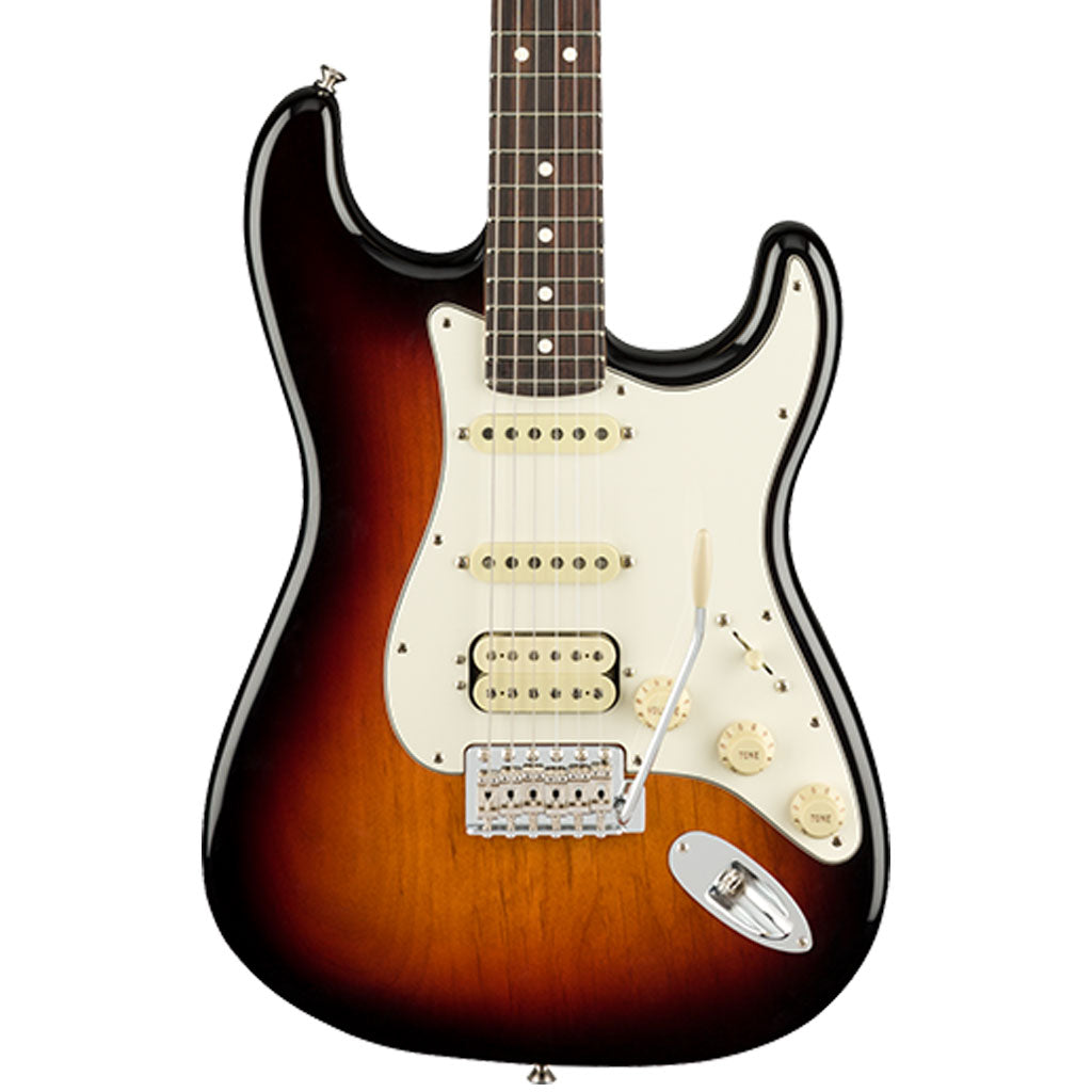 Fender American Performer Stratocaster HSS in 3 Color Sunburst