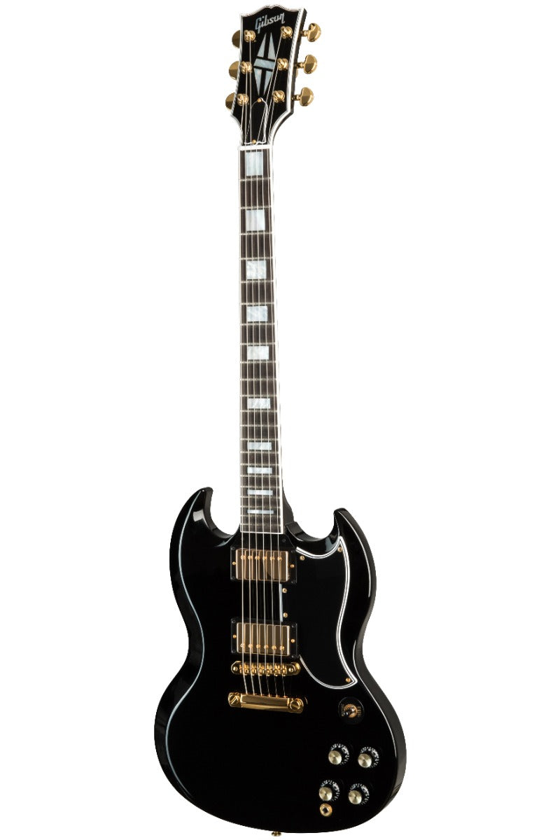 Gibson Custom Shop SG Custom 2 Pickup in Ebony – Billy Hyde Music