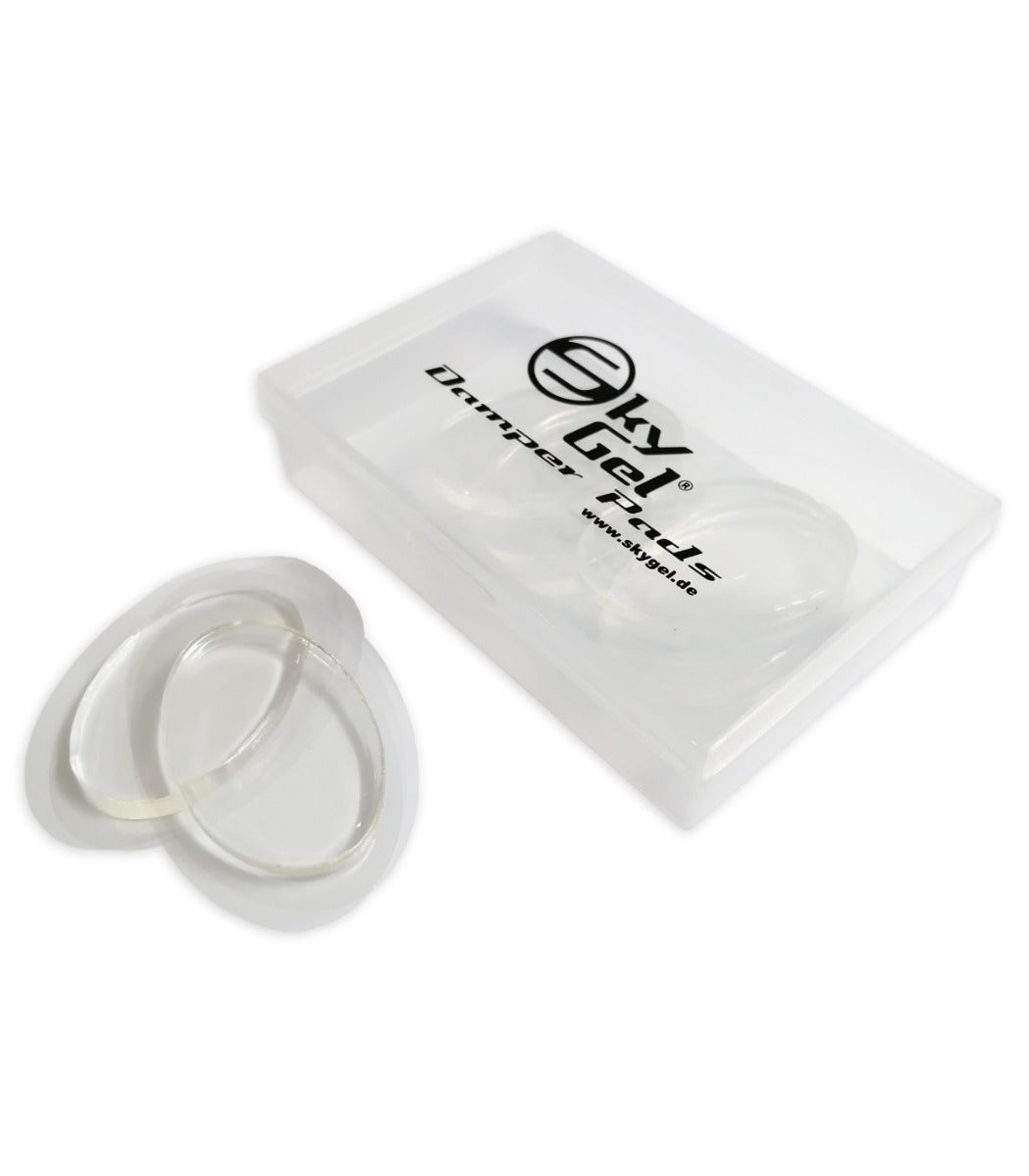 SkyGel Drum Damper Pads 8 pack in Crystal Clear