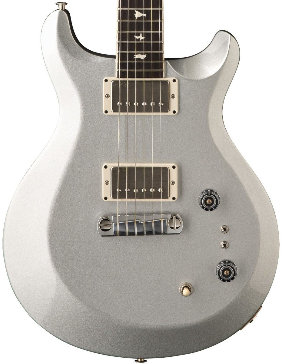 PRS S2 Mira 594 Electric Guitar in Platinum Metallic