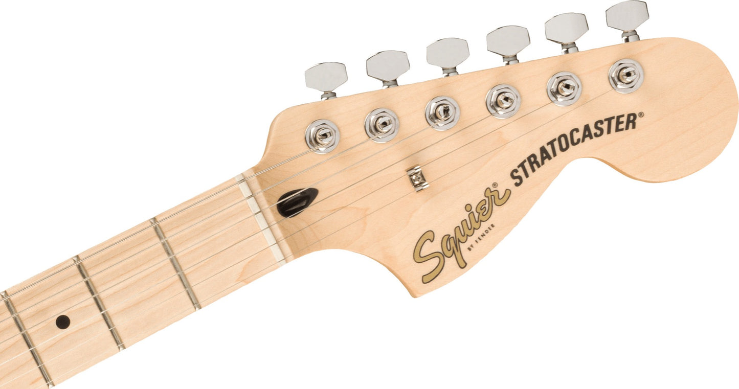 Squier Affinity Series Stratocaster HSS, Maple Fingerboard Electric guitar Pack in Lake Placid Blue