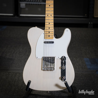 Fender Custom Shop Vintage Custom 1958 Top-Load Telecaster NOS Electric Guitar in Aged White Blonde