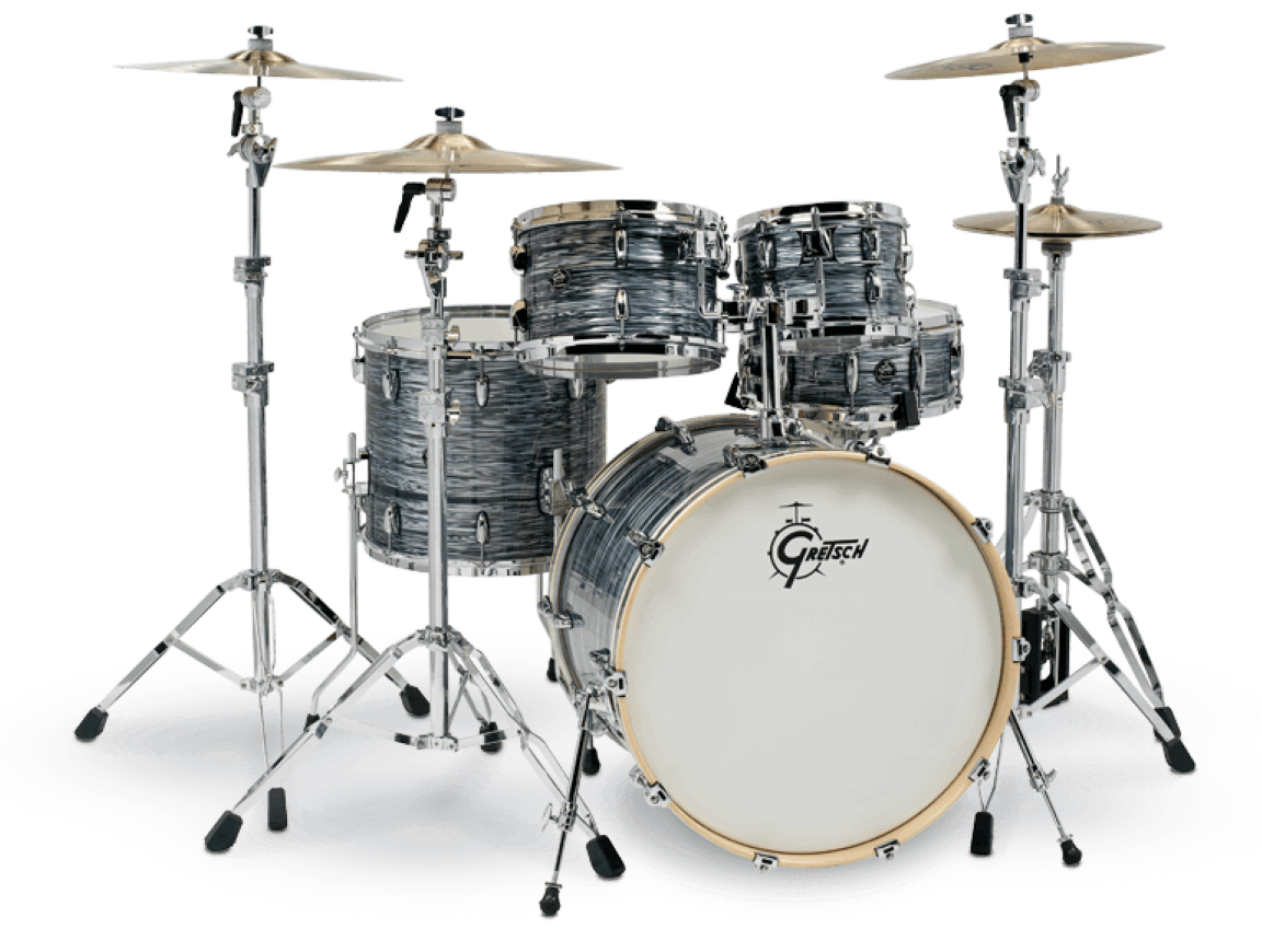 Gretsch Renown Series 5 Piece Shell Pack in Silver Oyster Pearl
