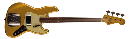 Fender Custom Shop 1963 Jazz Bass Journeyman Relic, Rosewood Fingerboard in Aged Aztec Gold