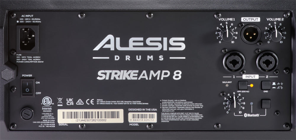 Alesis Strike Amp 8 MK2 1 x 8" & 1 x 1.4" 2000 Watt Electronic Drum Amplifier