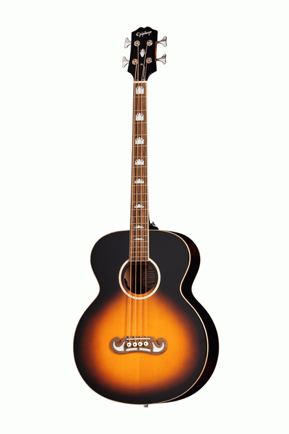 Epiphone El Capitan J200 Studio Bass in Aged Vintage Sunburst