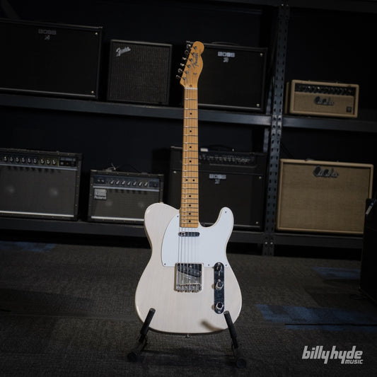 Fender Custom Shop Vintage Custom 1958 Top-Load Telecaster NOS Electric Guitar in Aged White Blonde