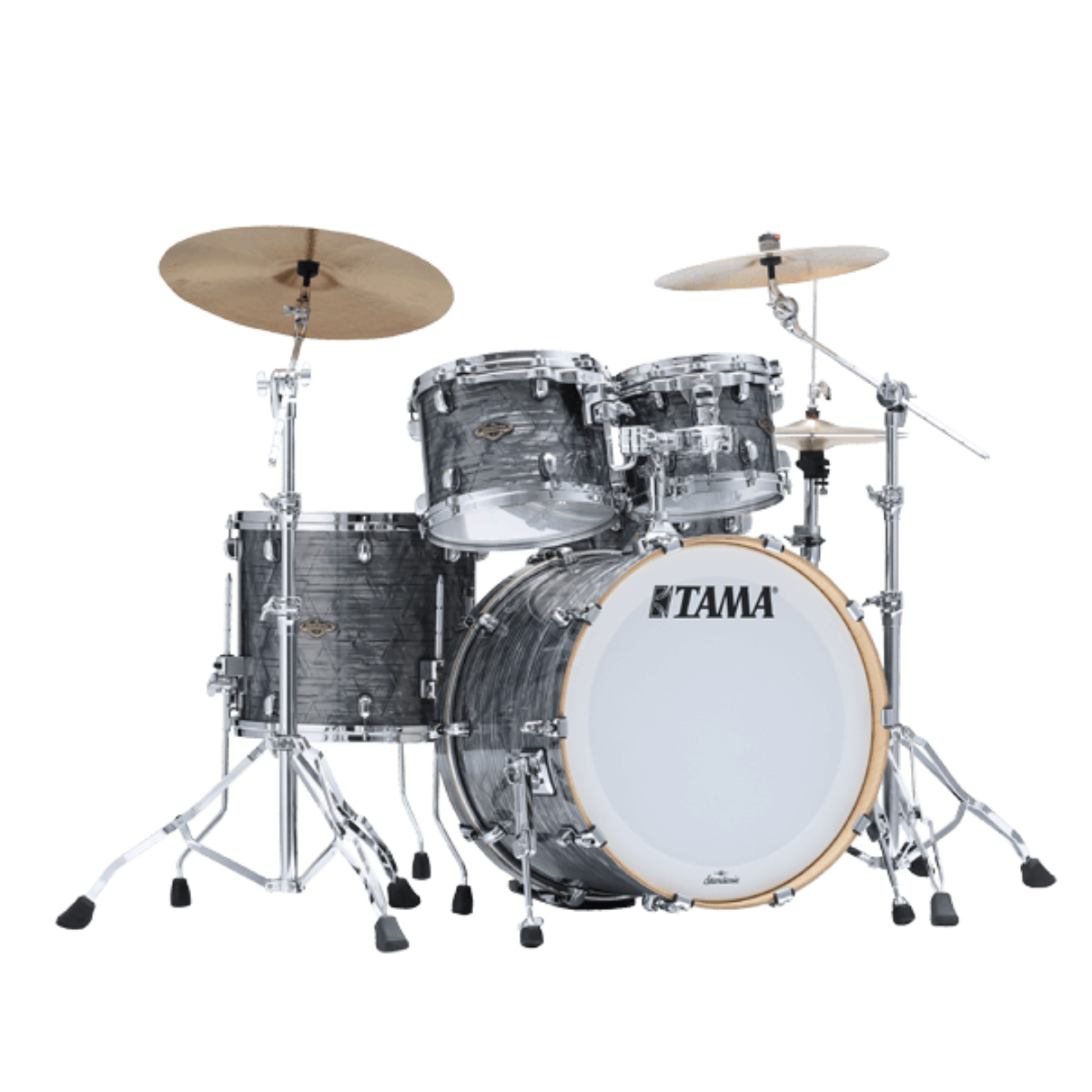 TAMA Starclassic Walnut Birch 4 Piece Shell Pack in Charcoal Onyx