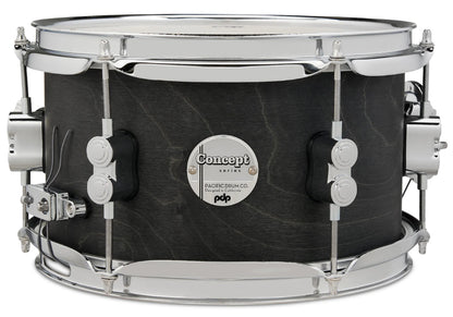 PDP Concept Series 6" x 10" Black Wax Maple Shell Snare Drum