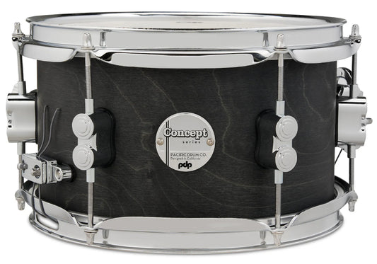 PDP Concept Series 6" x 10" Black Wax Maple Shell Snare Drum