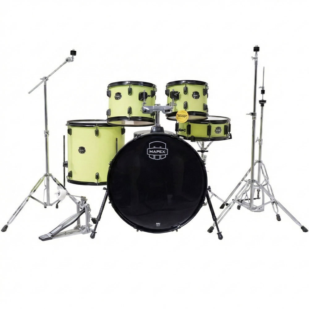 Mapex Limited Edition Prodigy 4-Piece Drum Kit in Lemon Yellow