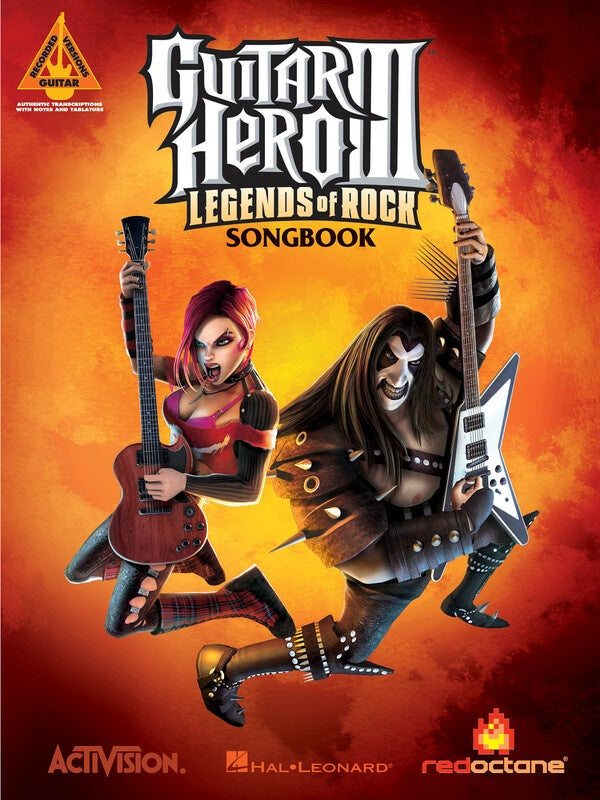 Guitar Hero III Legends of Rock Songbook Guitar Tab RV