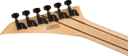 Jackson Pro Plus Series Dinky DKAQ, Ebony Fingerboard in Transparent Purple Burst