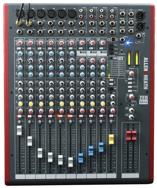 Allen & Heath ZED12FX 12 channel Mixer