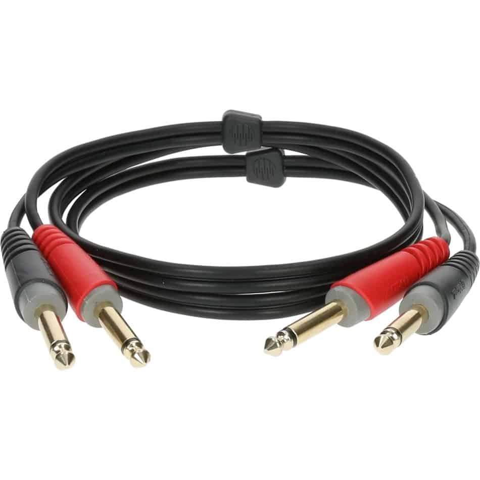 Klotz 2m Audio Patch Stereo Twin Cable