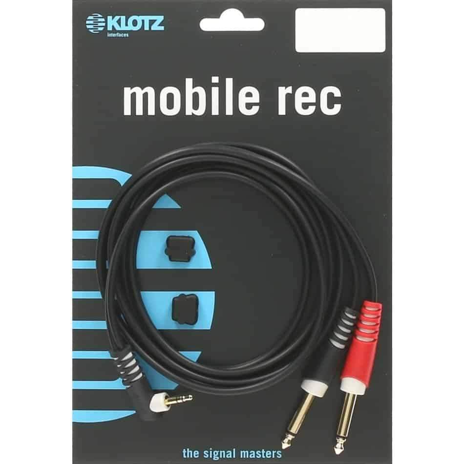 Klotz AY50200 2m Y cable 3.5 mm TRS 2x1/4"