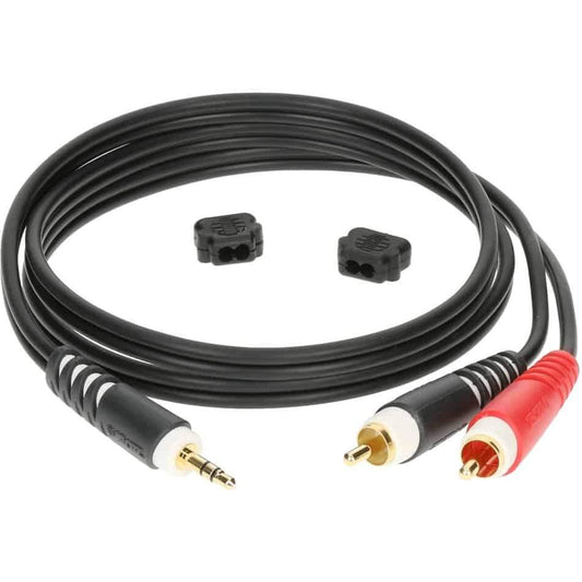 Klotz AY70600 6m Y Cable 3.5mm TRS 2xRCA