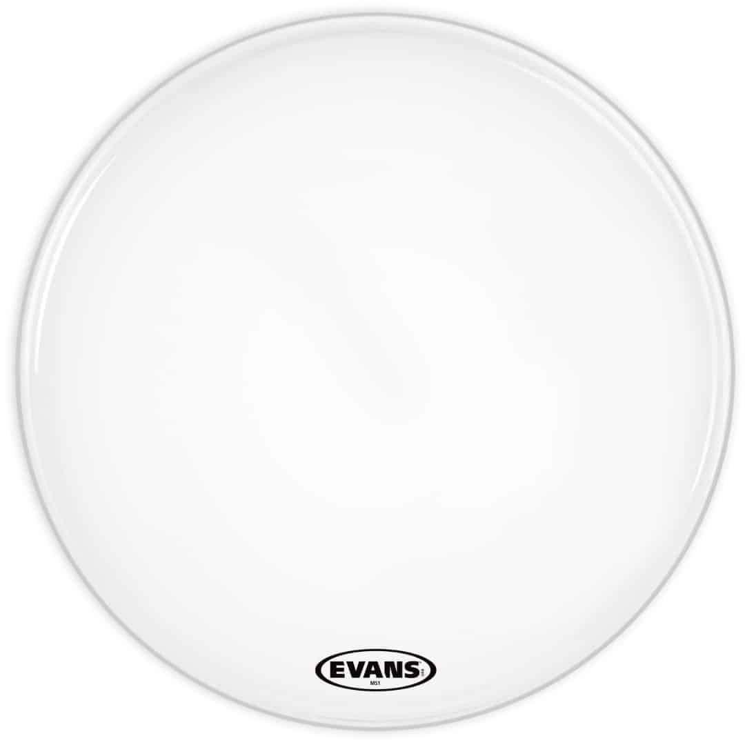 Evans MS1 16" White Marching Bass Drum Head