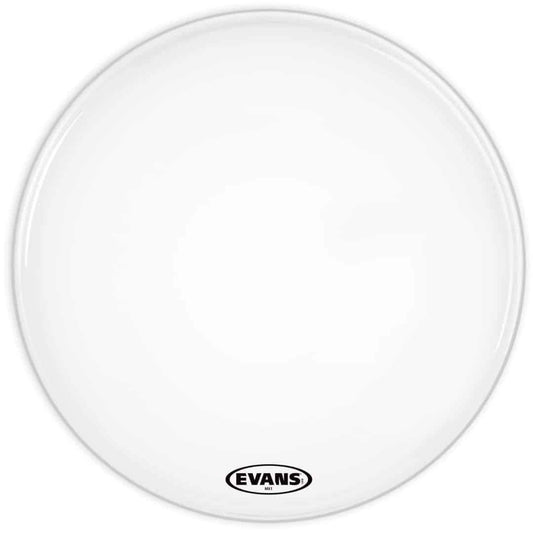 Evans MX1 White Marching 18" Bass Drum Head