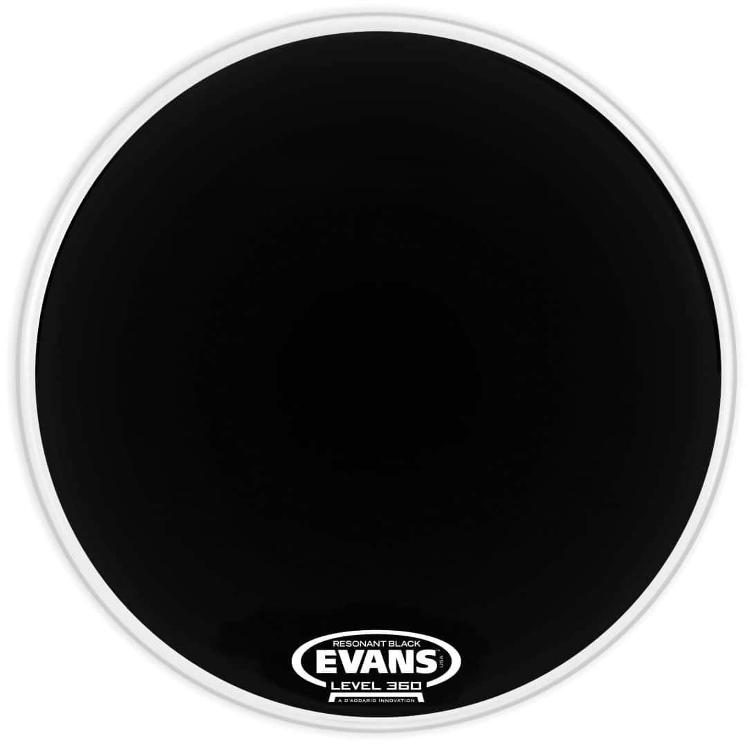 Evans Resonant Black Bass 18" Drum Head