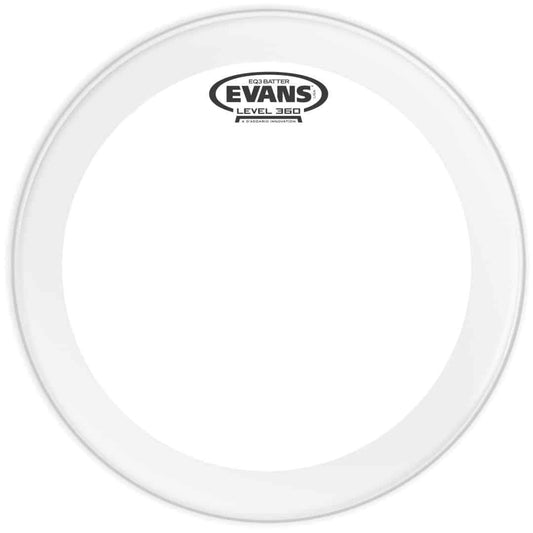 Evans 20" EQ3 Clear Drumheads
