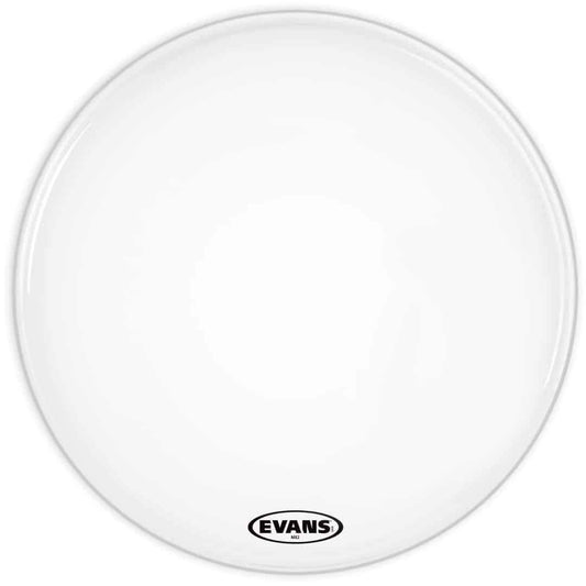 Evans MX2 20" White Marching Bass Drum Head