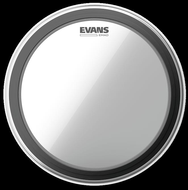 Evans 24" EMAD Clear Drumheads