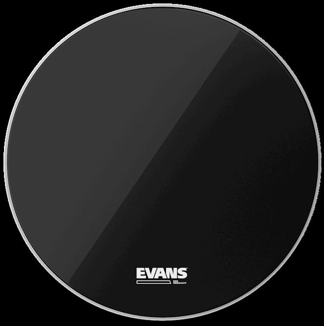 Evans EQ3 Reso Black No Port 24" Bass Drumheads