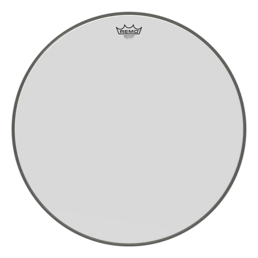 Remo 22" Ambassador Smooth White Bass Drumhead